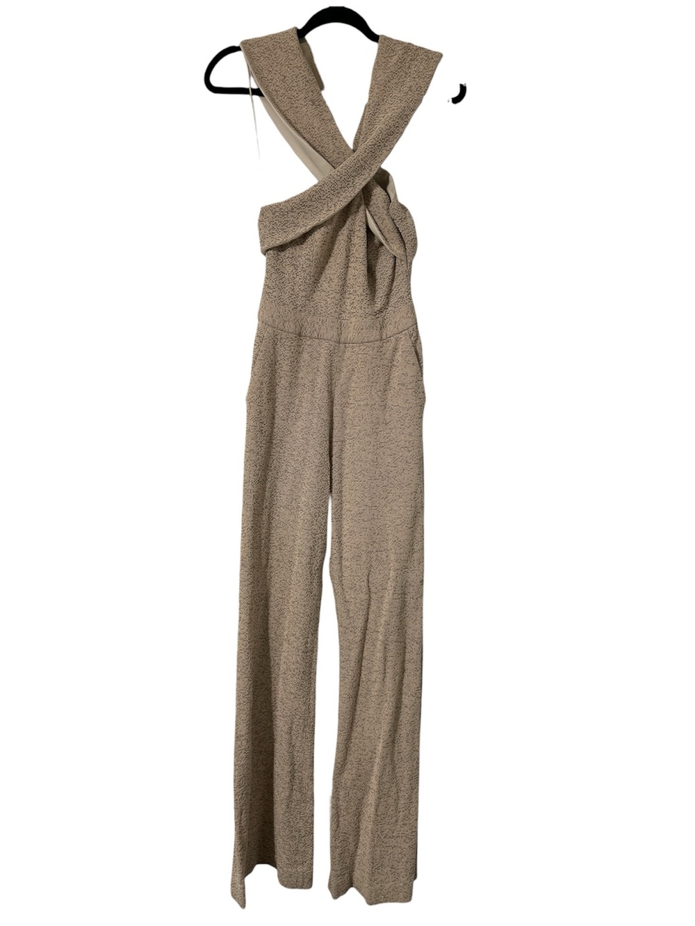 Wai Ming Pink Jacquard Aria Jumpsuit Sz 0